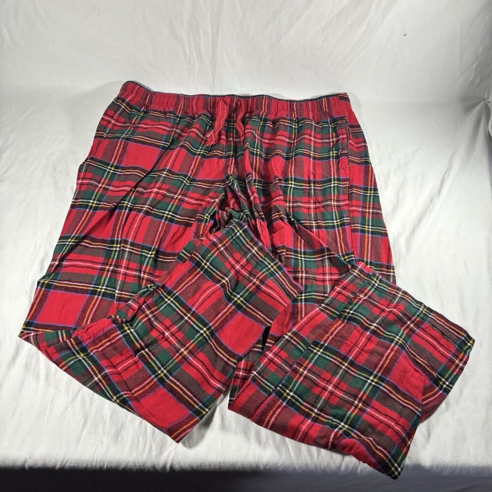 Old Navy Plaid Pajama Pants Lounge Sleepwear Red Mens Size XL